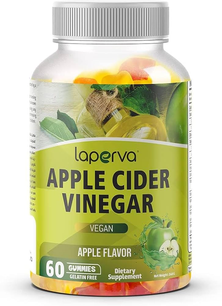 Laverly Apple Cider Vineger Gummies 60Pcs
