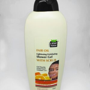 Clear Nature Fair Oil Lightening Exfoliating Shower Gel Scrub 750Ml