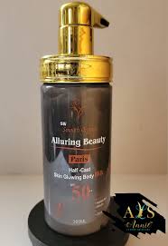 Smooth Organic Alluring Beauty Paris Half Cast Body glowing milk 300ml