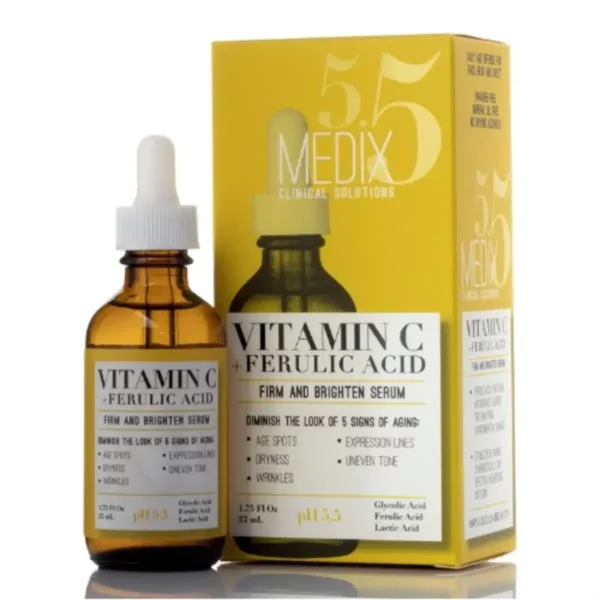 Medix 5.5 Medix Clinical Solutions Vitamin C + Ferulic Acid Firm And Brighten Serum 52ml