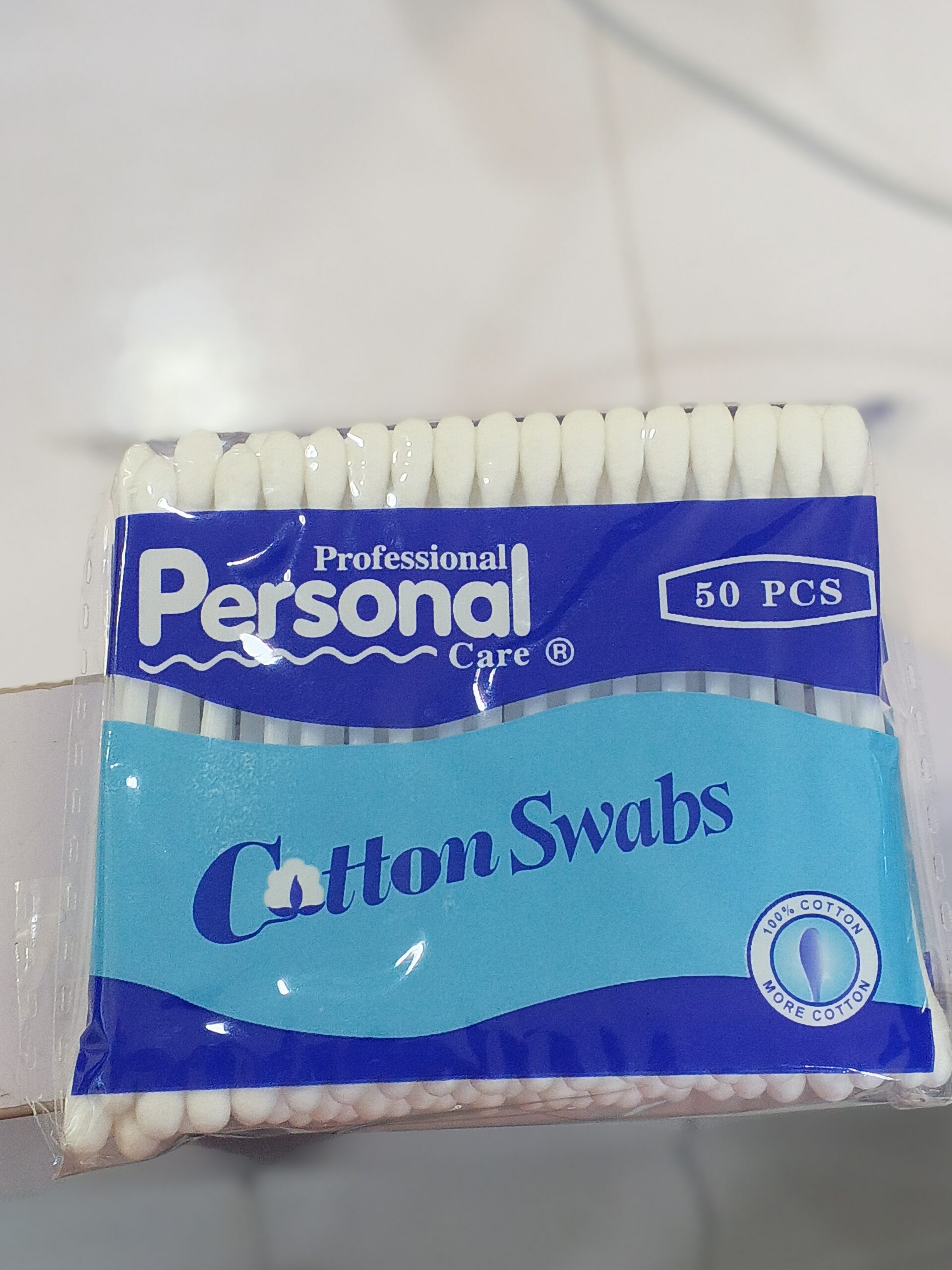 PROFESSIONAL PERSONAL CARE COTTON SWABS 50PCS