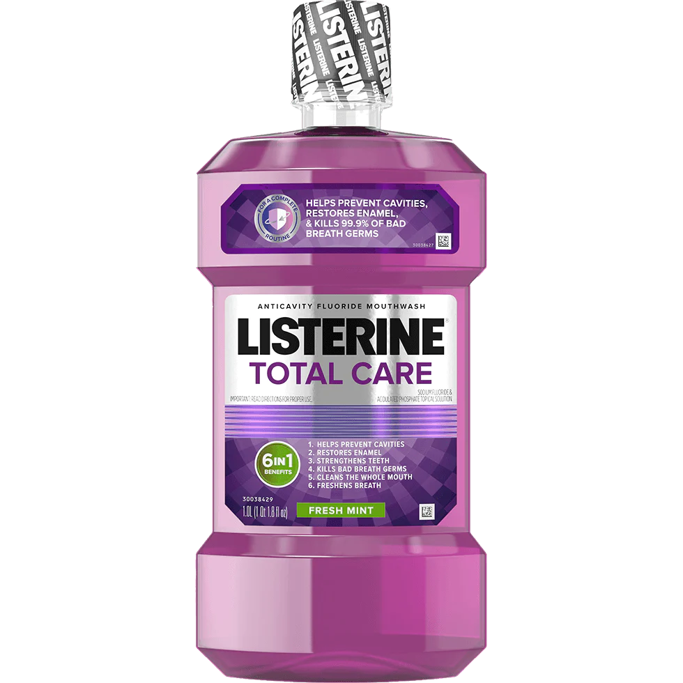 Anticavity Flouride Mouthwash listerine Total Care 250ml