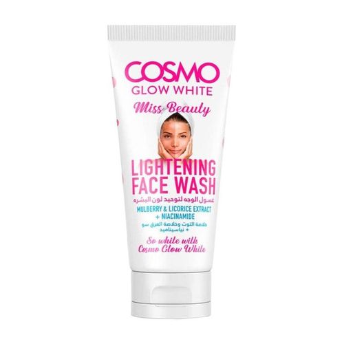 COSMO GLOW WHITE LIGHTENING FACE WASH 125ML