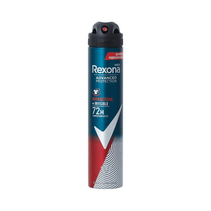 REXONA MEN ADVANCED PROTECTION ANTIBACTERIAL + INVISIBLE 72H 200ML