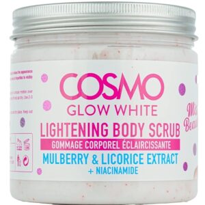 COSMO GLOW WHITE LIGHTENING BODY SCRUB 475ML
