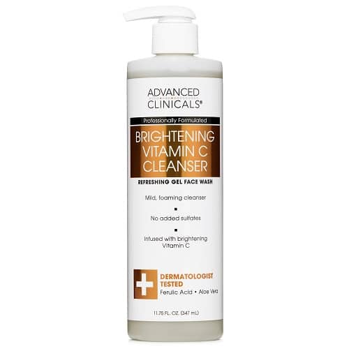 ADVANCED CLINICALS BRIGTENING VITAMIN C CLEANSER GEL FACE WASH 347ML