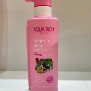 AQUA RICH BRIGHT + GLOW BODY LOTION 500ML