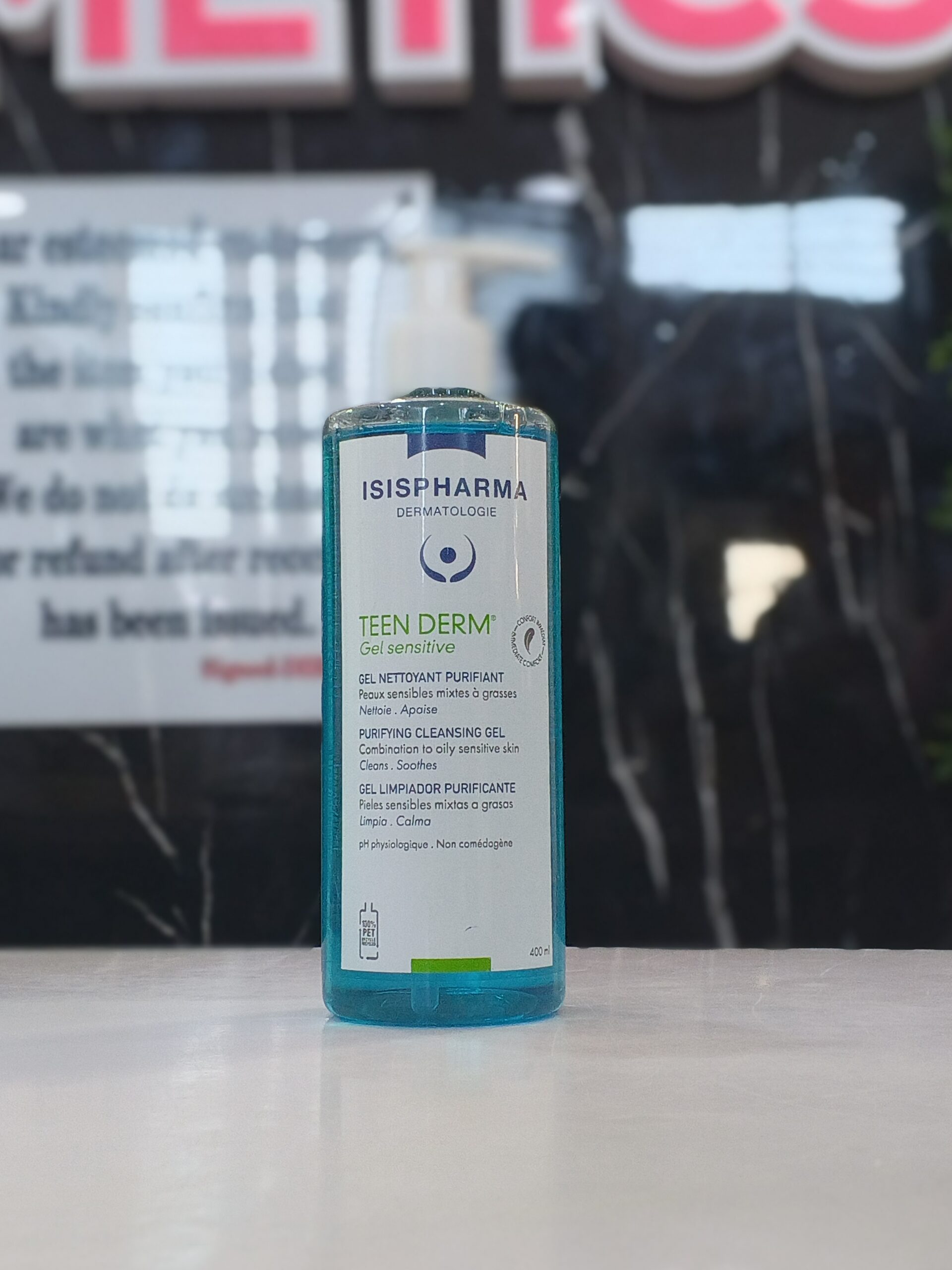 ISISPHARMA TEEN DERM GEL SENSITIVE PURIFYING CLEANSING GEL 400ML