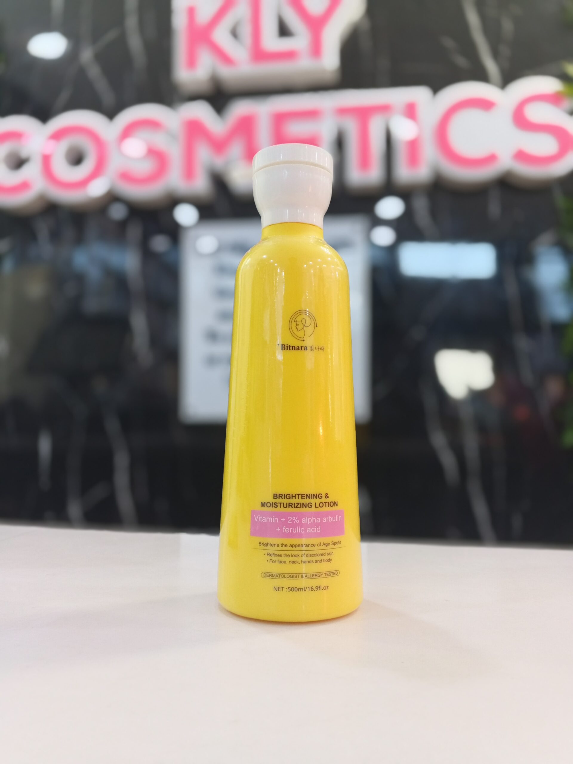 BITNARA VITAMIN+ 2%ALPHA +FERULIC ACID BODY LOTION 500ML