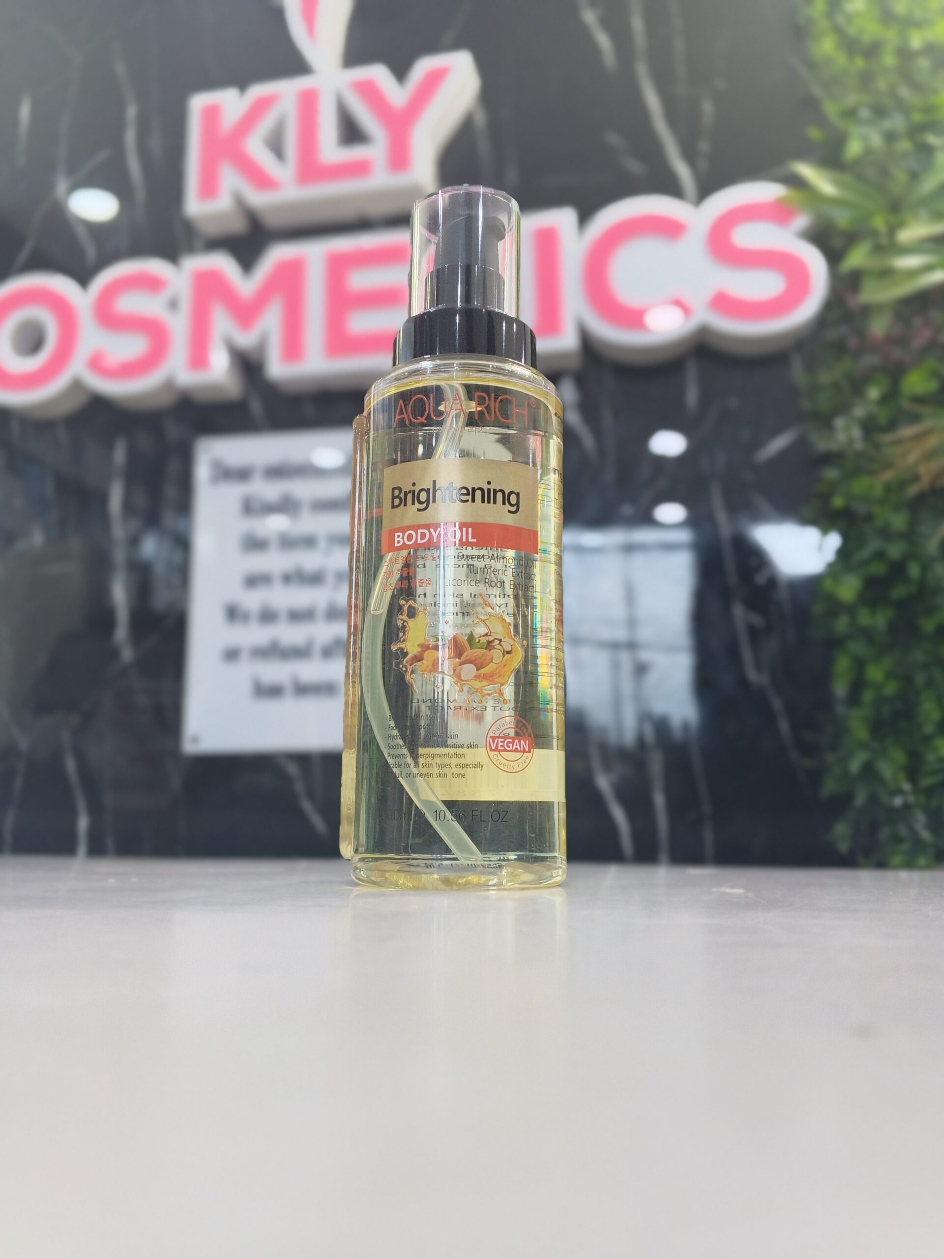 AQUA RICH BRIGHTENING BODY OIL 300ML