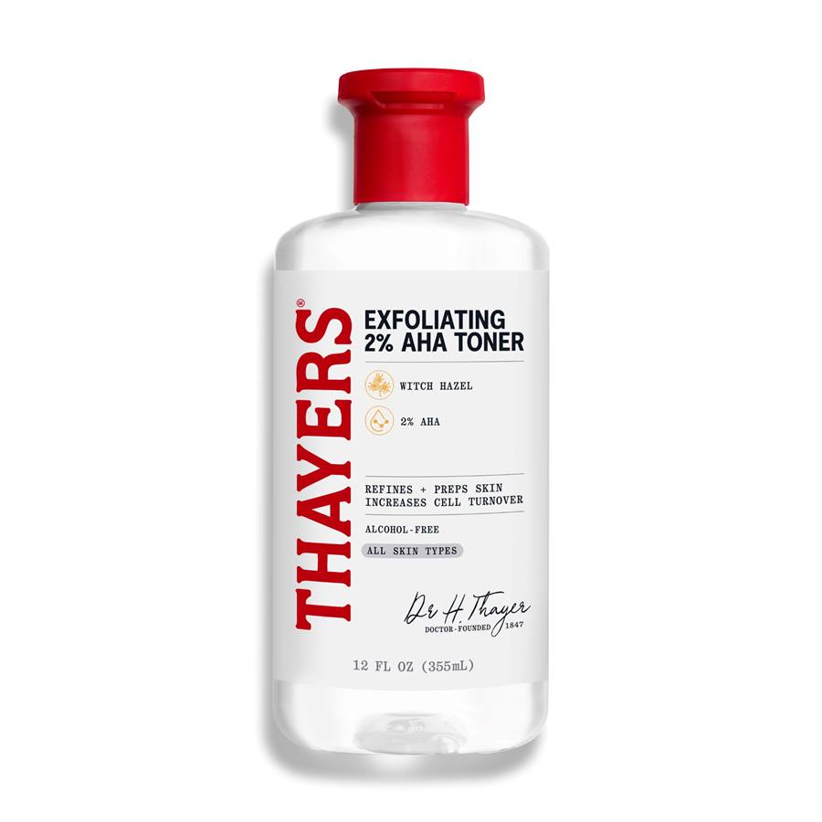 THAYERS EXFOLIATING 2% AHA WITCH HAZEL TONER 355ml