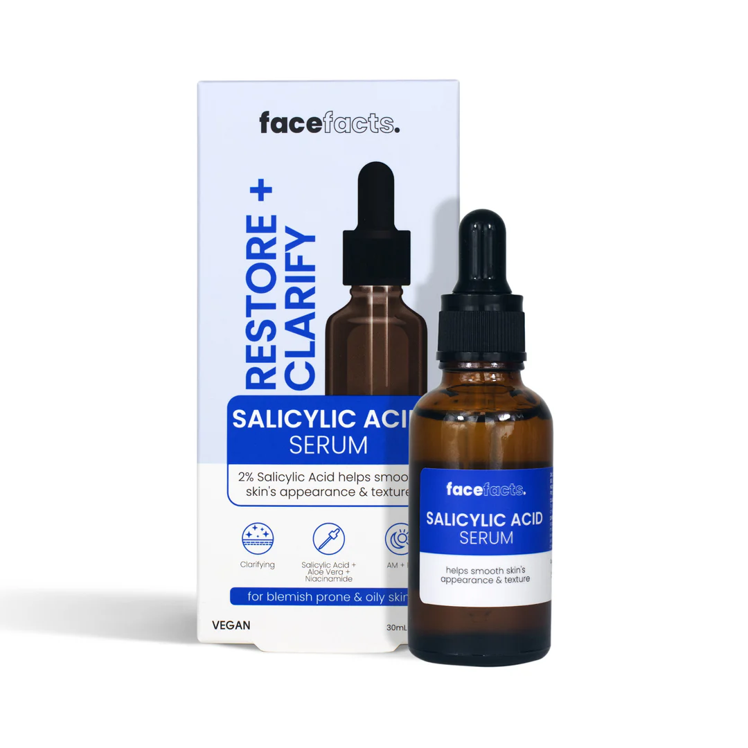 Facefacts Restore + Clarify Salicylic Acid Serum 30ml