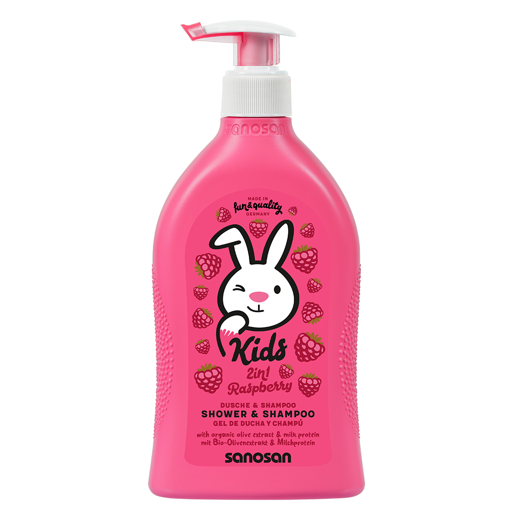 Sanosan Kids 2in1 Raspberry Shower & Shampoo 400ml