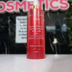 ARABIAN WHITE GLUTA ORGANIC EXTREME WHITENING SKIN  GLOWING BODY MILK 350ML