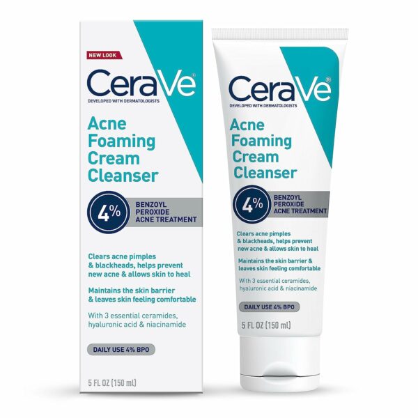 CERAVE ACNE FOAMING CREAM CLEANSER 4% 150ML