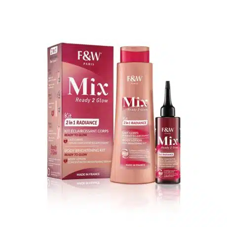 F&W MIX READY 2 GLOW KIT 2 IN 1 RADIANCE BRIGHTENING KIT BODY LOTION