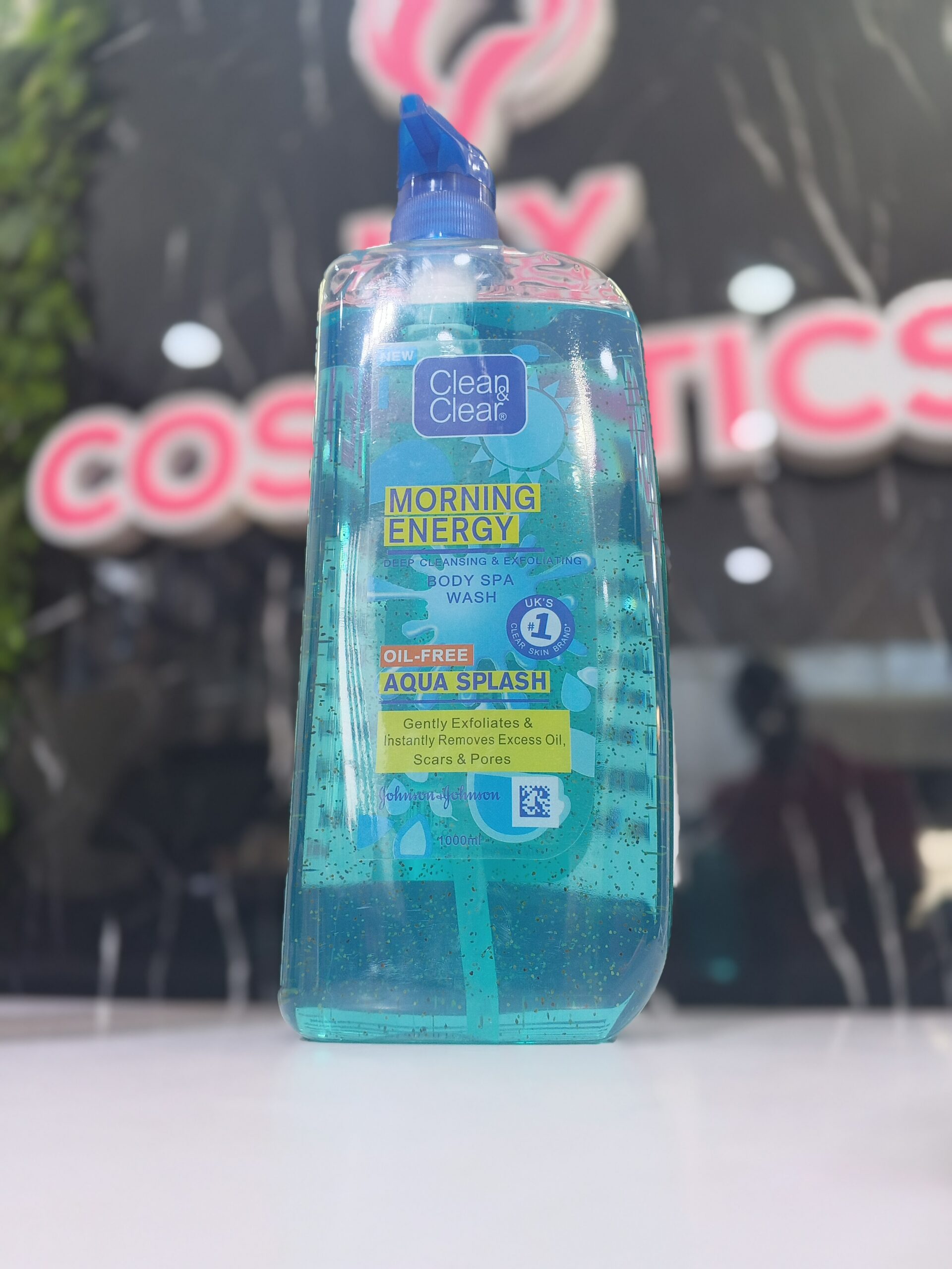 Clean & Clear Oil Free Aqua Splash Body Wash 1000Ml