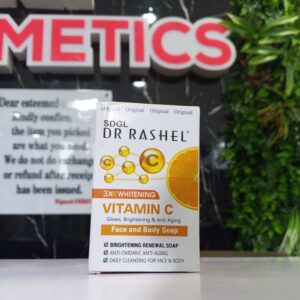 DR RASHELL 3X WHITENING VITAMIN C FACE AND BODY SOAP