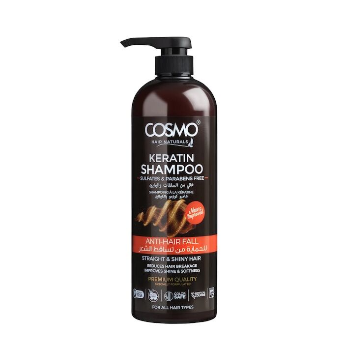 COSMO HAIR NATTURALS KERATIN SHAMPOO ANTI-HAIR FALL 1000ML