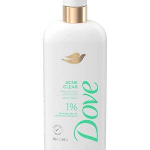 DOVE ACNE CLEAR 1% BODY WASH 547ML