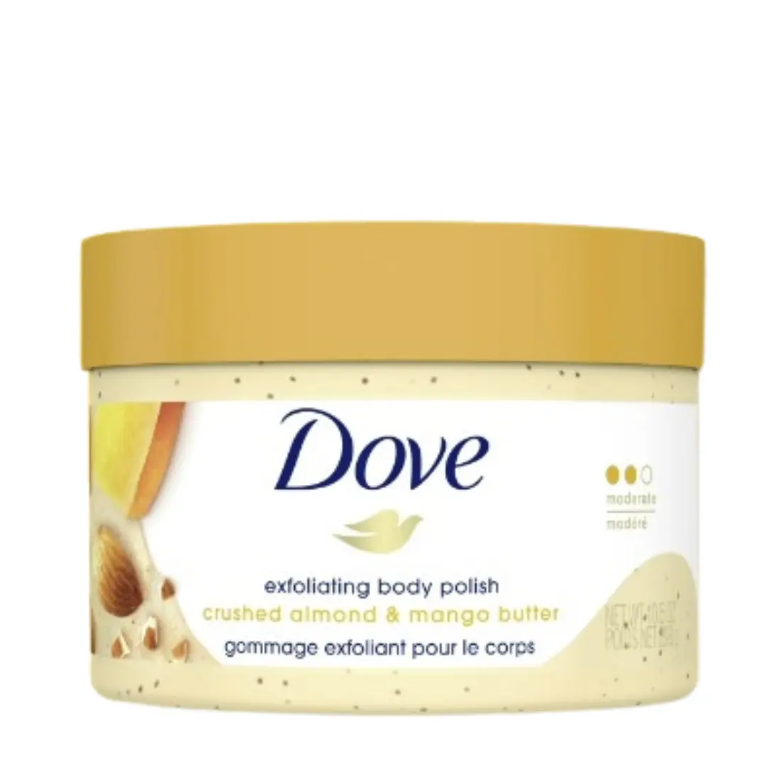 Dove Exfoliating Body Polish Crushed Almond & Mango Butter 298G