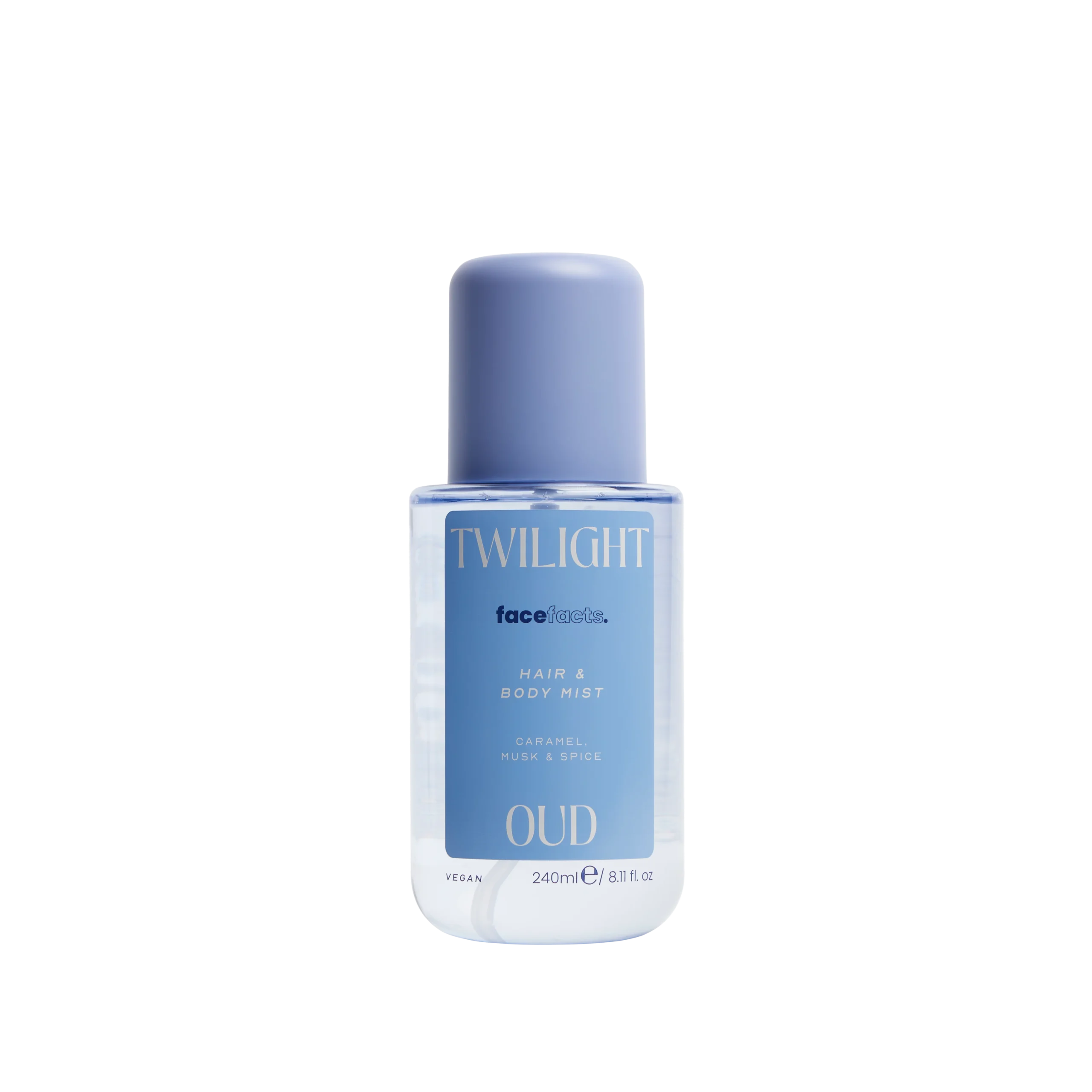 TWILIGHT FACE FACTS HAIR & BODY MIST CARAMEL OUD 240ML