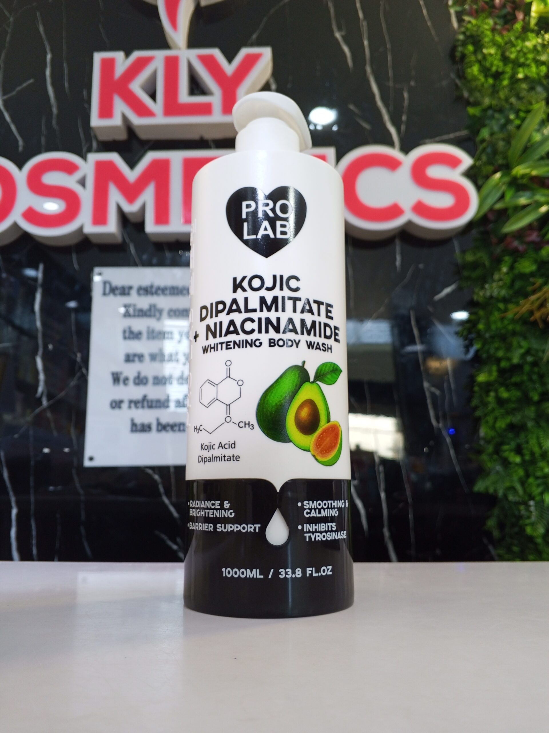 PROLAB KOJIC DIPALMITATE NIACINAMIDE WHITENING BODYWASH 1000ML