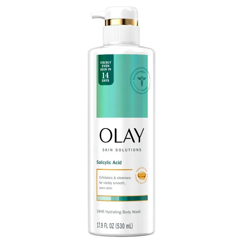 OLAY SKIN SOLUTION SALICLIC ACID BODY WASH 530ML.