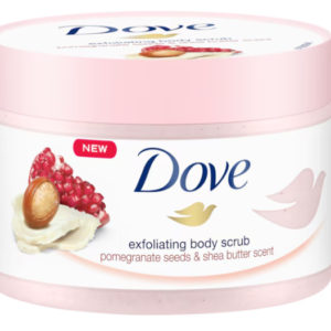 DOVE POMEGRANATE SEEDS & SHEA BUTTER BODY SCRUB 225ML