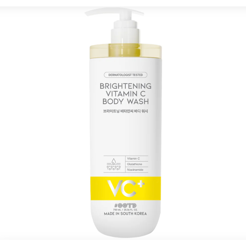 BERMATOLOGIST TESTED BRIGHTENING VITAMIN C BODY WASH VC+ 750ML