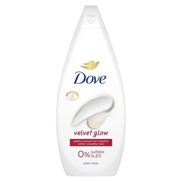 DOVE VELVET GLOW O% SULFATE SLES BODY WASH 720ML