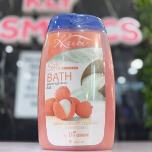 KUU SPA SALT SCRUB LYCHEE BATH MILK 450ML