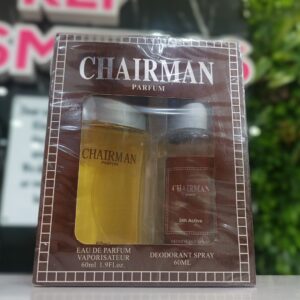 CHAIRMAN PARFUM EAU DE PARFUM VAPORISATEUR  60ML & DEODORANT SPRAY 60ML