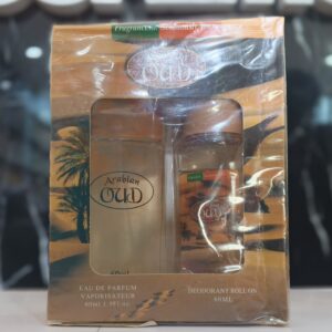ARABIAN OUD EAU DE PARFUM 60ML & DEODORANT ROLL ON 60ML